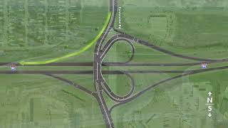 NDDOT I-94 Exit 161 Interchange Traffic Pattern