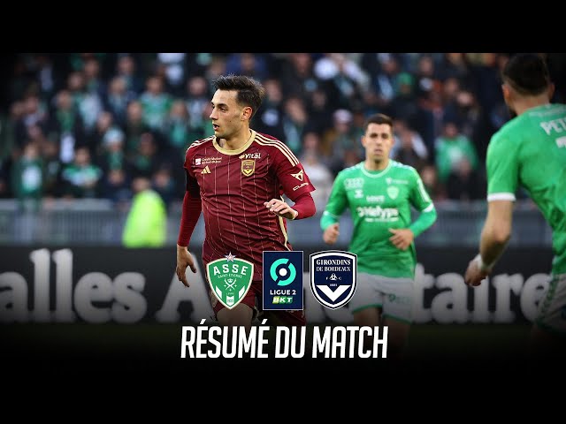 Saint-Étienne vs Bordeaux en résumé vidéo