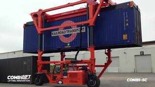 COMBi SC: Straddle Carrier double stacking containers  effective solution for handling containers.