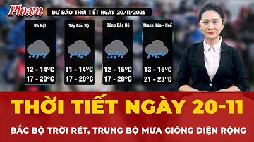 Thời tiết ngày 20-11: Bắc Bộ trời rét, Trung Bộ mưa giông diện rộng | Tin tức