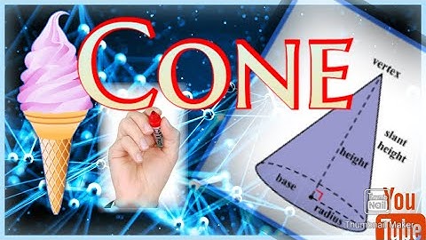 Right Circular Cone, class-9 mathematics, Chapter-13-Surface area and volume, exercise-13.3