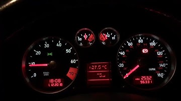 Audi TT MK1 hazard warning light fault