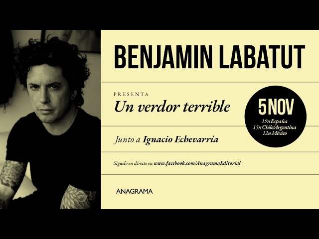 Presentación de 'Maniac' de Benjamín Labatut 