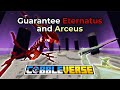 Guarantee Eternatus (Modrinth) and Arceus in Cobbleverse 1.7.2!