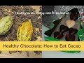 HOW TO OPEN AND EAT CACAO FRUIT - YouTube