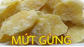 vlog 110 # Cách Làm MỨT GỪNG  dẻo ngon màu đẹp chuẩn bị đón tết