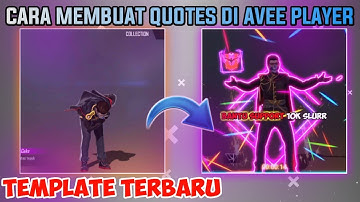 CARA MEMBUAT LINE ART DI AVEE PLAYER TEMPLATE TERBARU