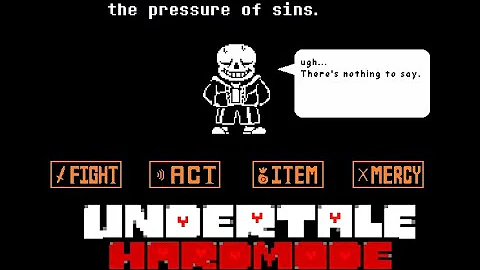 Undertale hardmode: Sans Fight by FDY PHASE 1 COMPLETED