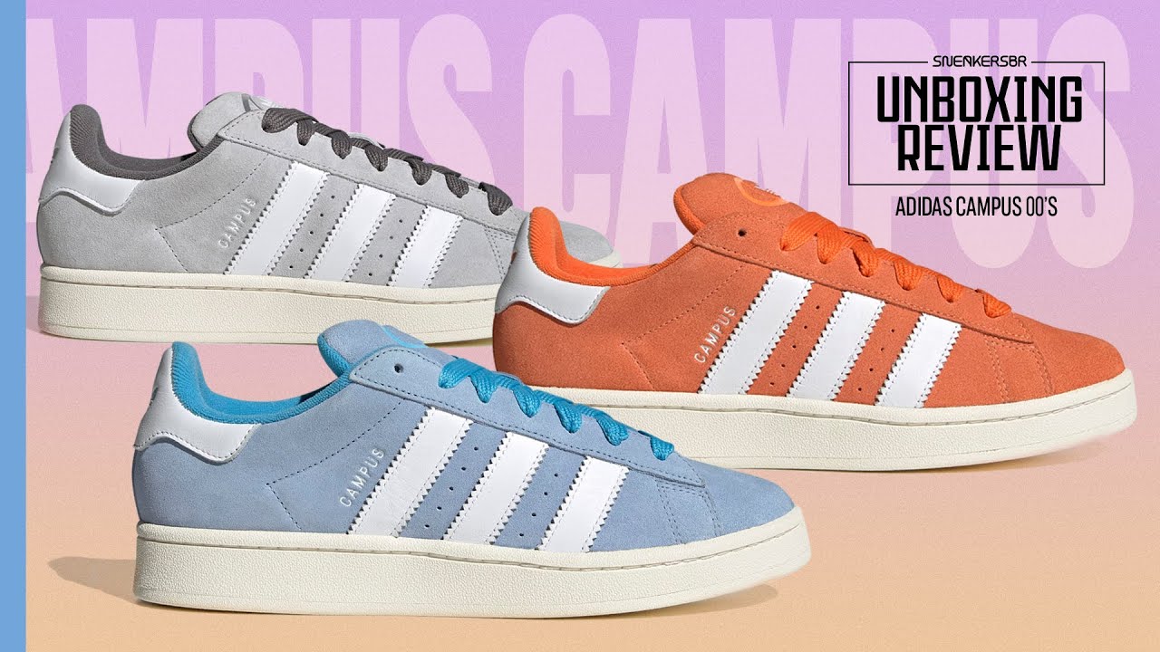 UMA VERSÃO ROBUSTA DO ADIDAS CAMPUS - UNBOXING+REVIEW adidas Campus 00 ...