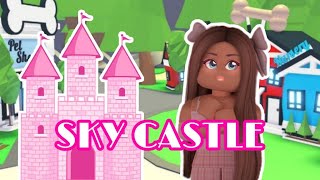 PINK SKY CASTLE tour in Adopt me!