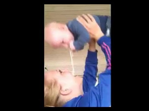 Baby Throws Up In Mom's Mouth