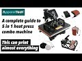 how to use 5 In 1 Digital Heat Press Machine