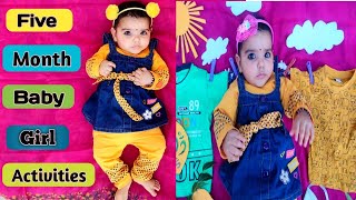 5 months baby Activities | Five month baby Development | 5 Month baby growth | Five month baby girl