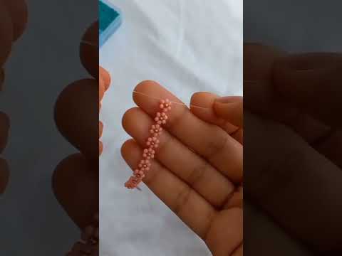 كيف تسوي شكل وردة من الخرز حبايبي ماتنسوا الايك والاشتراك بدي اكتر عدد من الايكات