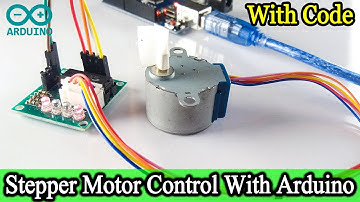 STEPPER MOTOR CONTROL using Arduino| STEPPER MOTOR CONTROL tutorial [28BJY-48 stepper driver]