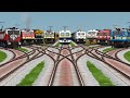 9 Trains Game Video Indian Railways Gameplay || Train Journey || Train Simulator Classic