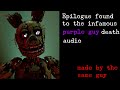 Sequel to the infamous purple guy death audio found