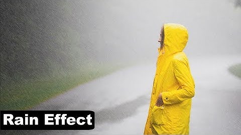1 Minute Photoshop - Rain Effect