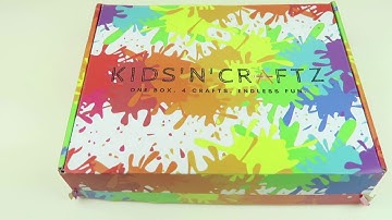 Kids’n’Craftz June 2018 Subscription Box Unboxing + Coupon