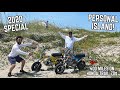 IKE GOT AN ISLAND!! Riding 400 Miles on ABANDONED Honda Mini Bikes to FIND IT! [Feature Length]