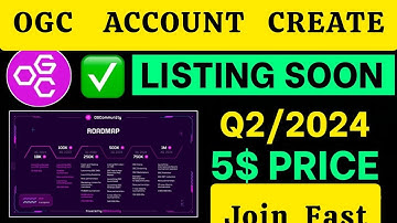 OGC mining App | OGC par account kese banaye | Add Ethereum ADRESS in OGC