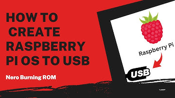 How to Create Raspberry Pi OS to USB | Nero Burning ROM Tutorial