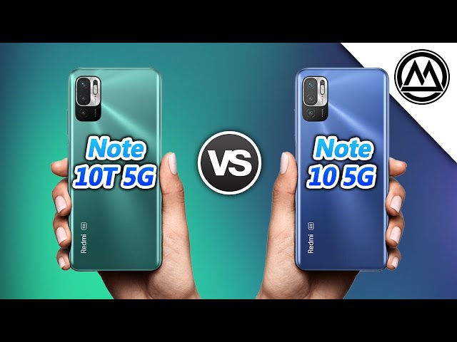 Xiaomi Redmi Note 10T 5G vs Xiaomi Redmi Note 10 5G