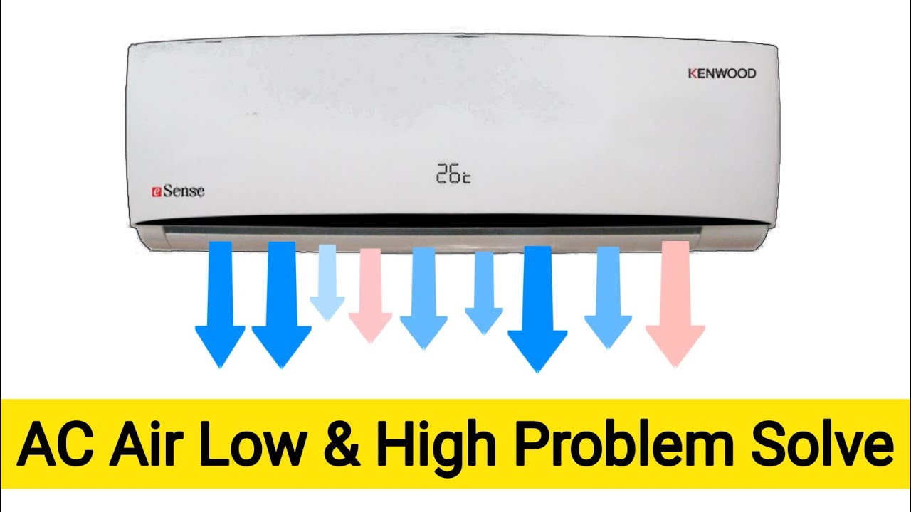 How to Solve Air Conditioner Cooling Problem AC One Side Low & One Side High Cool Air Throw