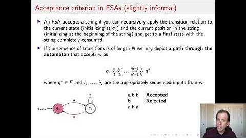 Regular expressions, phonotactics, and finite-state automata, part 3
