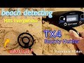 Beach detecting Hits everywhere with the Bounty Hunter TX4 and Tim Davies The Money Pot Australia