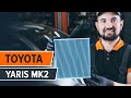 Как заменить салонный фильтр на TOYOTA YARIS Mk2 [ВИДЕОУРОК AUTODOC]