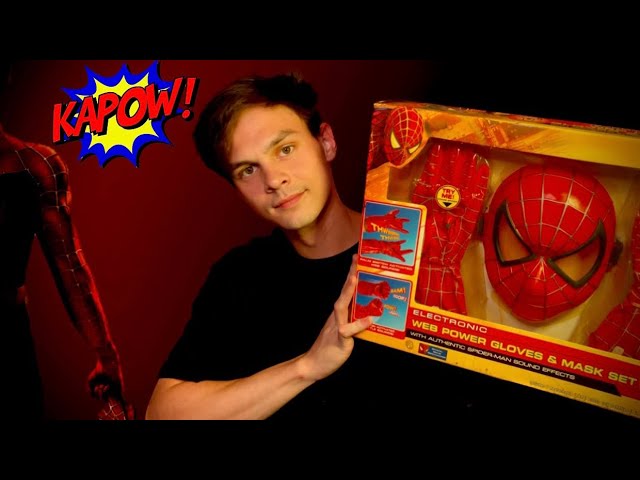 04' スパイダーマン2 WEB POWER GLOVES & MASK SET Marvel Spider-Man Electronic Web Power Gloves & Mask Set