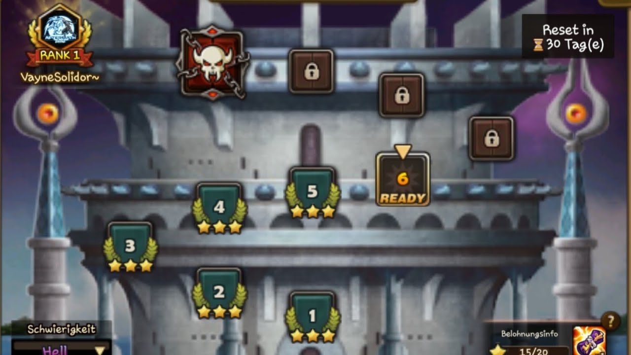 Toa Hell 1-5 3* Teams(no runes) Summoners War