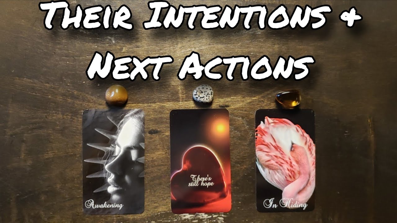 🌟💗 Their Intentions & Next Actions 💕💗 Pick A Card Love Reading