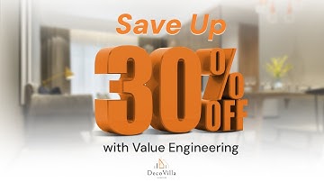 Save Up to 30% with Value Engineering