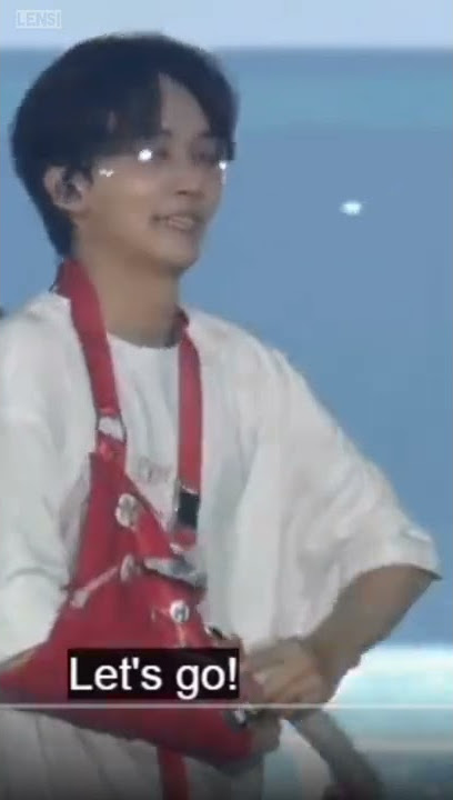 Jeonghan taking his injured arm from cast to dance to Snapshoot encore featuring Mingyu