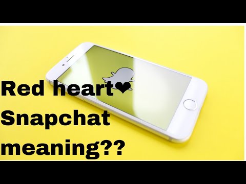 What Does The Red Heart Mean In Snapchat Snapchat Red Heart Meaning. Discoverappswithme