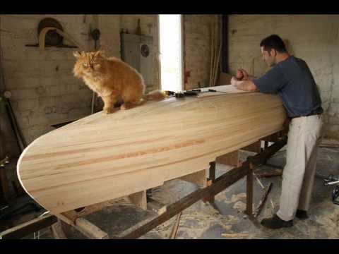 Wooden canoe building. Holzkanu eigenbau.