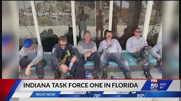 Indiana Task Force One continues search & rescue efforts in Surfside, FL