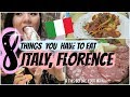 8 Foods You Have to Eat in ITALY! | Singaporean Tries Italian Food| Florence