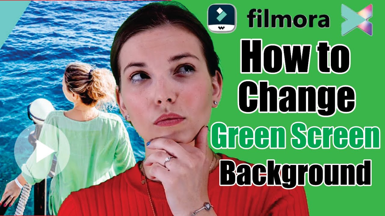 How to Change & Remove Green Screen Background in Filmora X - YouTube