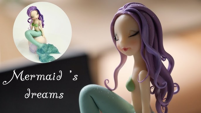 Sculpting Special Mermaid #mermay - Polymer clay Tutorial with Cosclay 