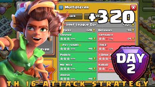 +320 Day 2 June 2024 Season | Zap RootRider | Th16 3 Star Attack Strategy | Clash of clans |