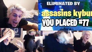 xQc Dying in Fortnite | Rage Compilation