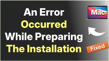 An error occurred while preparing the installation. try running this application again : Fix