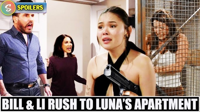 Bill & Li rush to Luna's apartment after they found out Steffy's phone |  Bold and Beautiful Spoilers