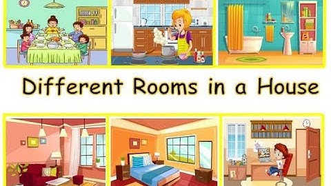 House I Different rooms in the house I Parts of a house I House vocabulary I Evs Class 1