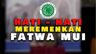 "Beda Pendapat Boleh - Meremehkan Jangan"