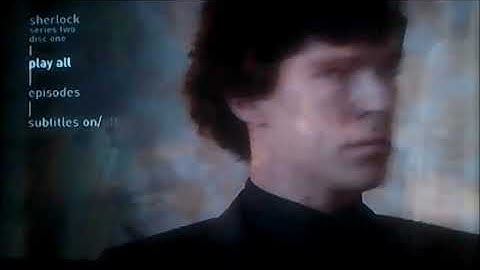 DVD Opening to Sherlock Complete Series Two UK DVD Disc One
