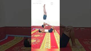 Aadesh// 2 person Yoga // Artistic Yoga by Students// #yoga #shorts #trending #aadesh #shiv #mahakal